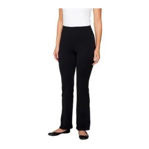 Legacy Legwear Flip Side Fleecy Boot Cut Knit Pant Size S Black NWOT